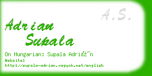 adrian supala business card